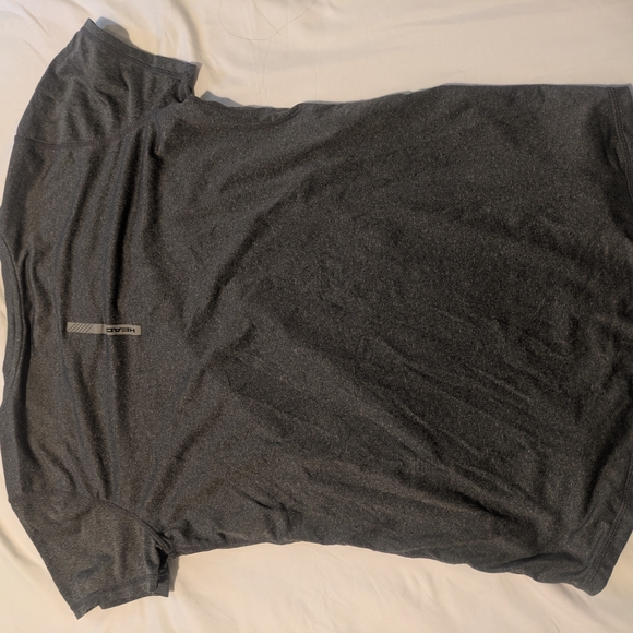 Women's Gray Athletic Sweat Wicking Top - Picture 3 of 4